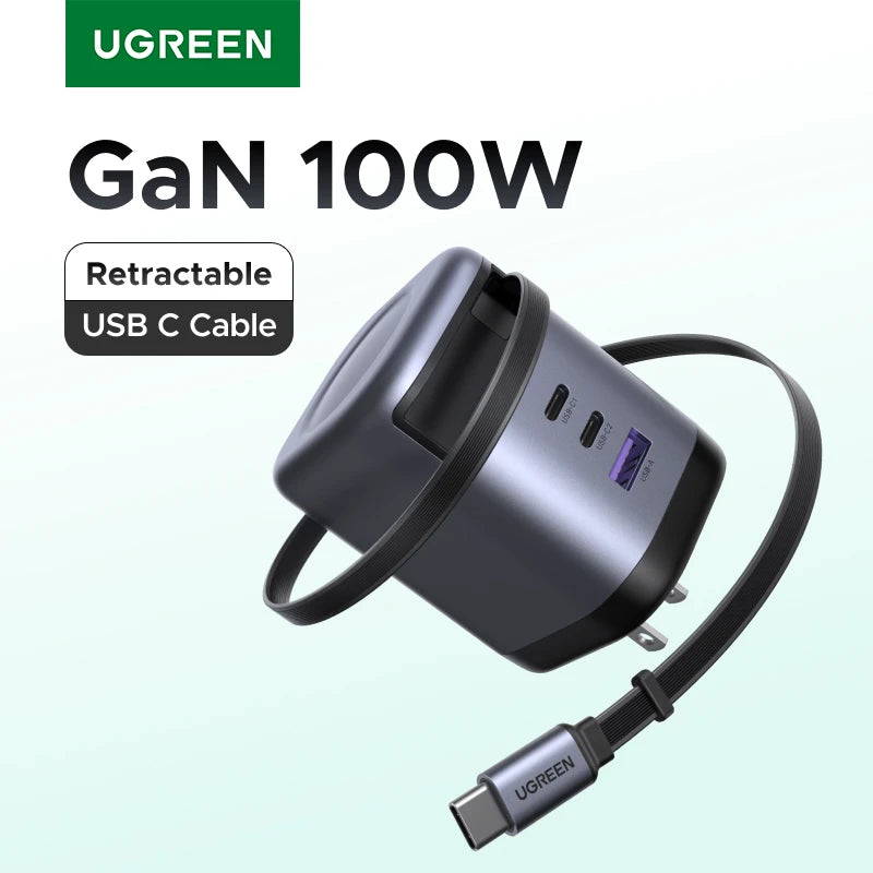 Ugreen 100W Alloy USB Type-C Charge For Laptop MacBook Pro