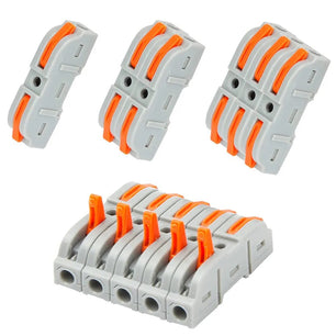 100% PC Inline Electrical Lever Quick Conductor Wire Connectors
