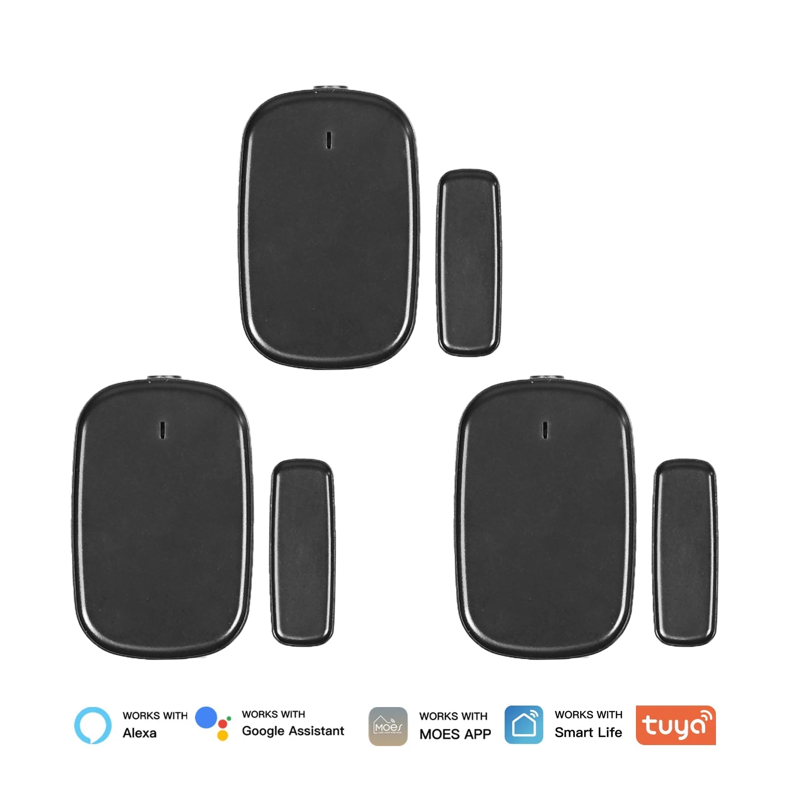 Moes 2.4GHz Plastic Home Security Smart Door Window Sensor