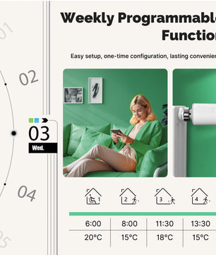 MOES ZigBee Smart Thermostatic Radiator Valve with Alexa Google Home