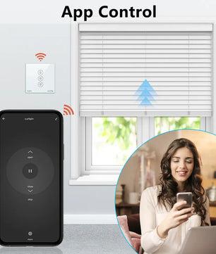 LoraTap 240V Plastic Curtains Roller Shutters Blinds Switch