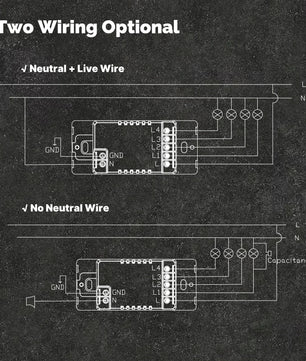 MOES Tuya WiFi Smart Wall Button Switch with Alexa Google