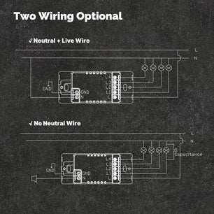 MOES Tuya WiFi Smart Wall Button Switch with Alexa Google