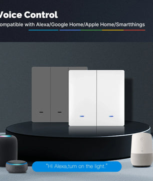 MOES WiFi Smart Light Button Switch with Alexa Google Home