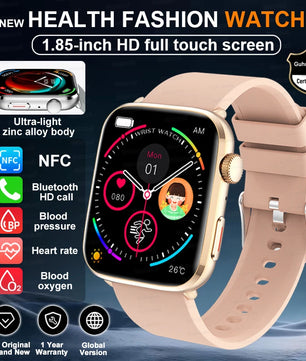 Rubber Waterproof Android Square Shaped Amoled Screen Smartwatch