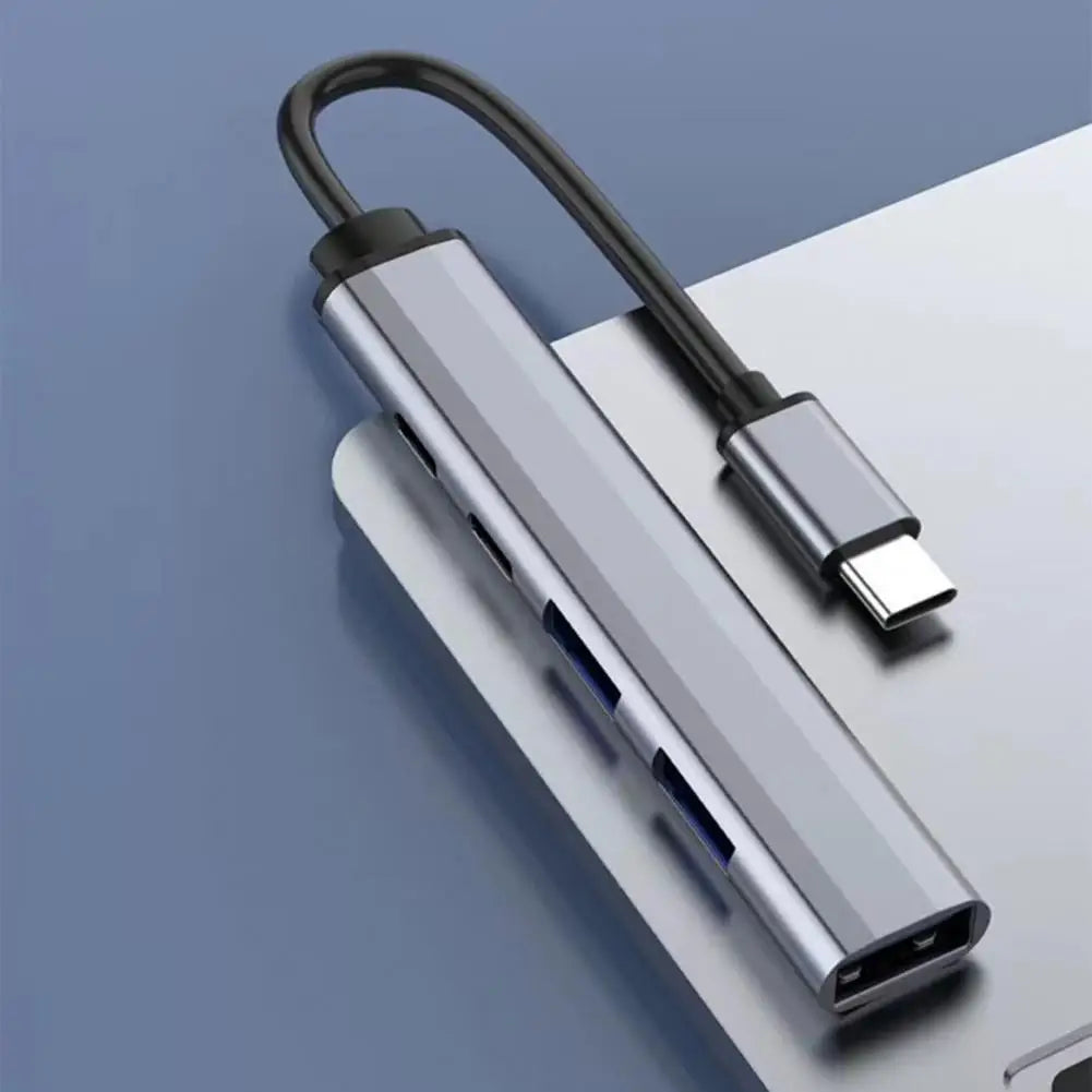 Aluminum Alloy USB 3.0 HDMI Type-C Compatible Docking Station Hub