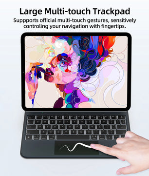 11 Inches Wireless Magnetic Magic Keyboard Case for Apple iPad