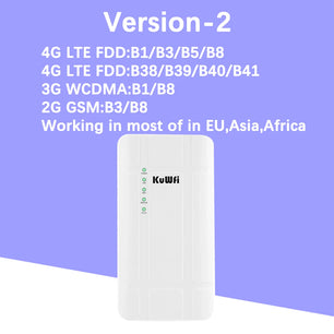 300Mbps WIFI Router Waterproof 4G Sim Adapter CAT4 for IP Camera