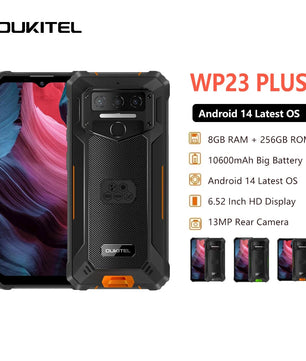 WP23 Plus 4G Rugged Android Normal Screen Fast Charging Smartphone