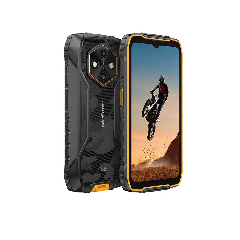 10200mAh 6.56" 512GB Android RugKing 4 Pro 4G Rugged Smartphone