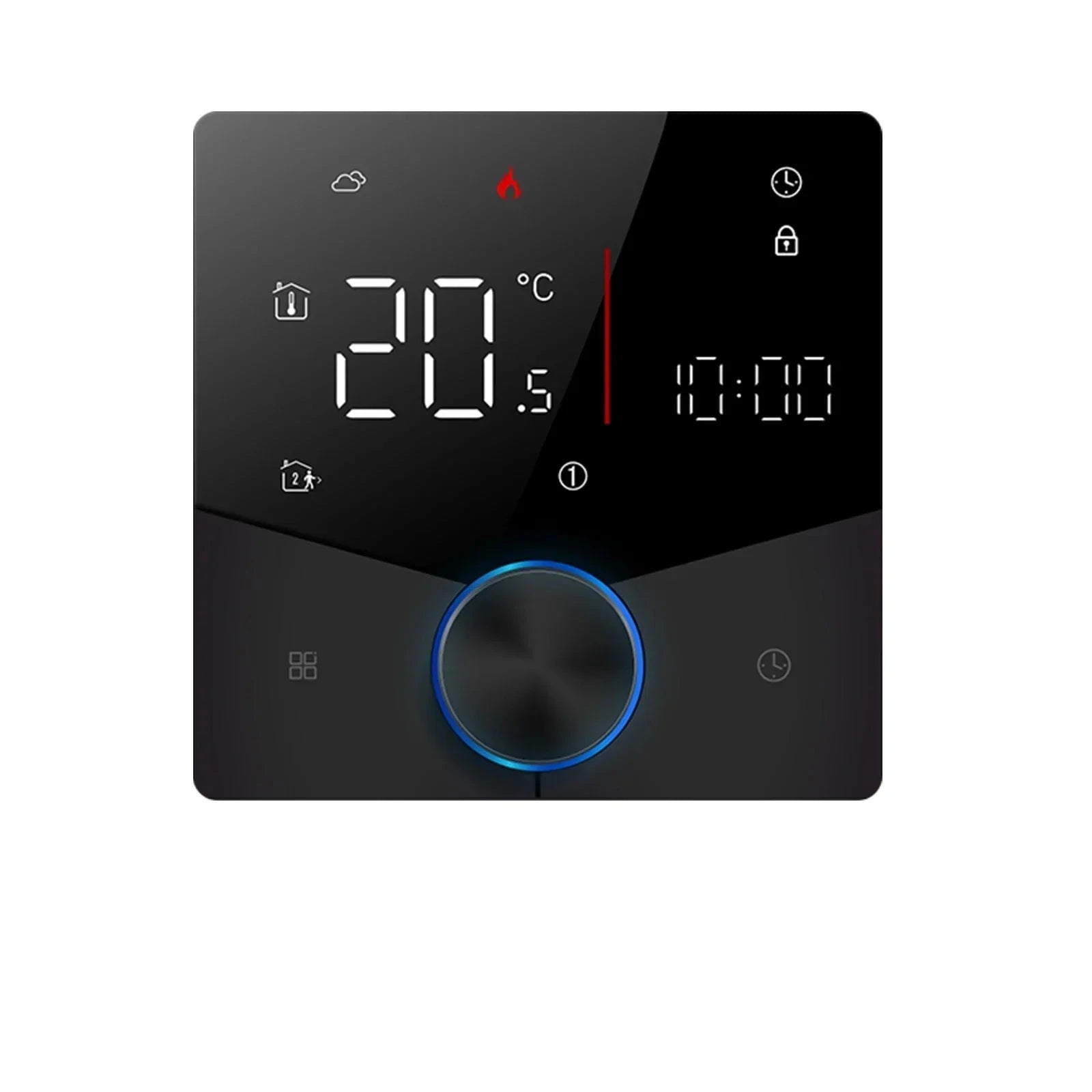 MOES WiFi Smart Heating Knob LCD Touch Thermostat Controller