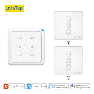LoraTap 250V 600W Plastic WiFi Rolling Blinds Curtain Switch
