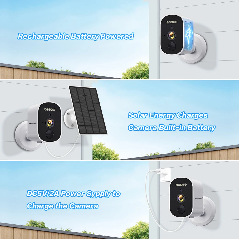 Boavision 4MP WIFI Night Vision Two Way Audio Security Camera