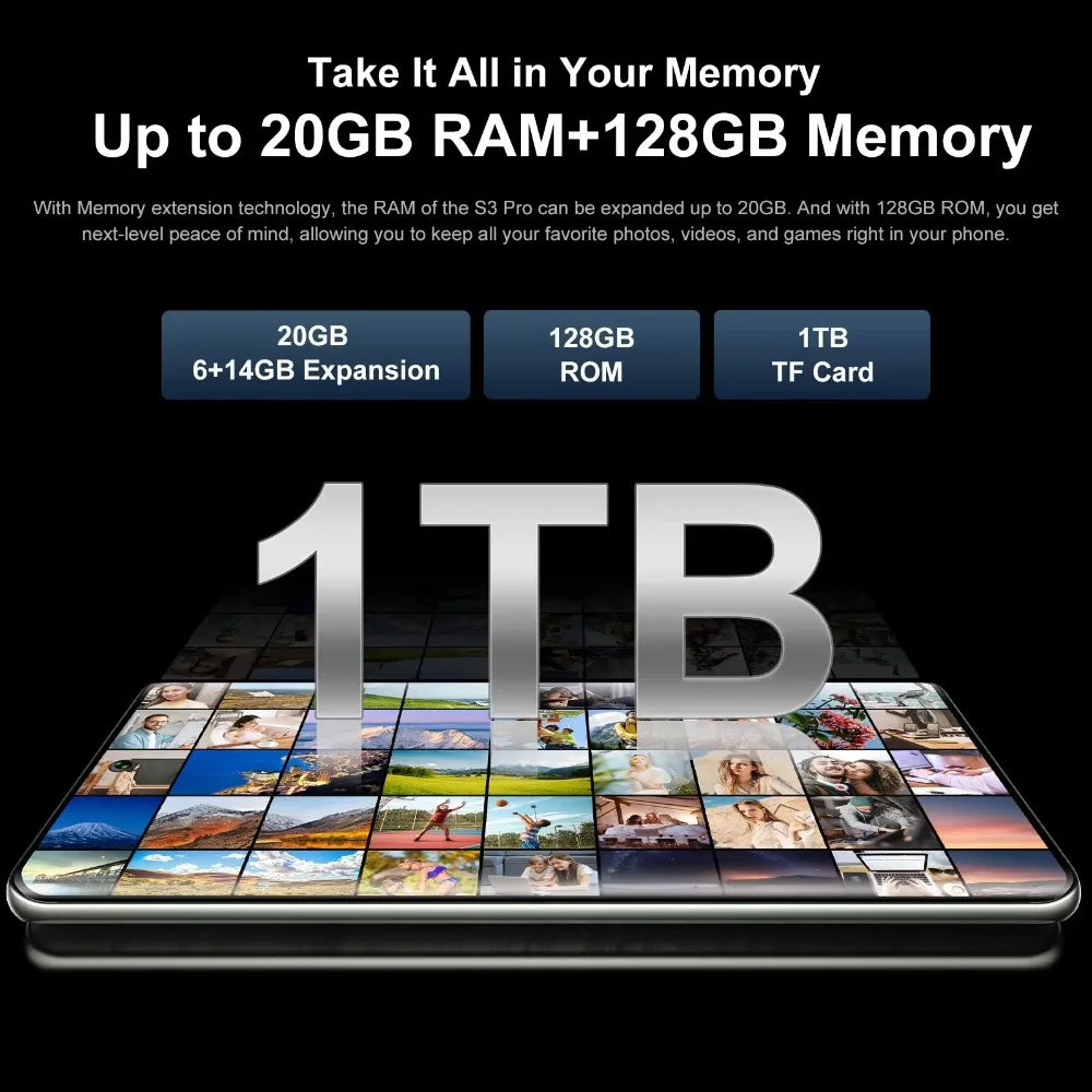 AMOLED S3 PRO Android Normal Screen Fast Charging Smartphone