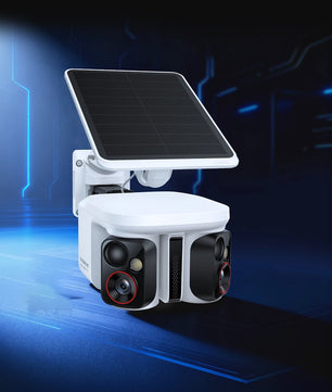 8MP X1 Pro Outdoor Dual Wireless Solar Panel Security Camera