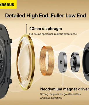 Baseus Plastic Wireless Bluetooth Comfortable Gaming Headset