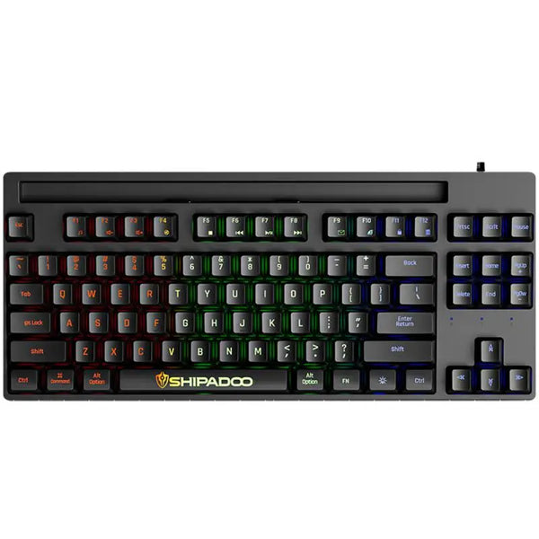 87 Keys USB Support Wired Mechanical RGB Mini Gaming Keyboard