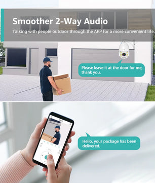 Boavision 8MP WIFI Night Vision Two Way Audio Dome Camera