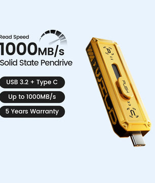 2TB Metallic USB 3.2 Rectangle Shaped Memory Stick Pen Drive