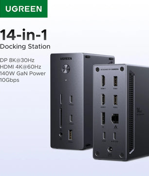 Ugreen 14-IN-1 Metal USB Type-C Docking Station for Laptop