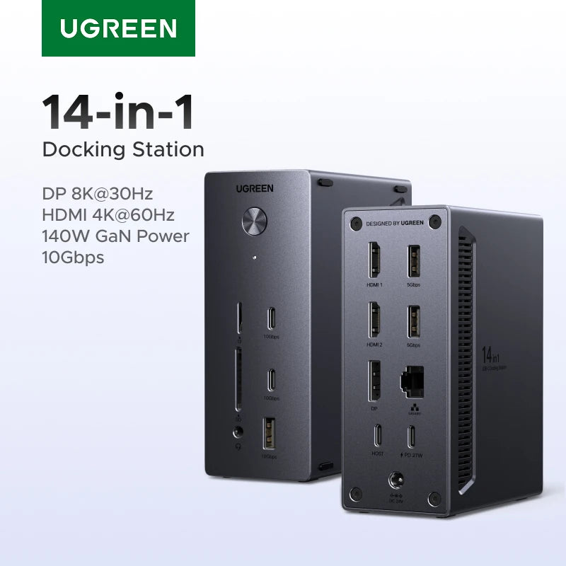UGREEN ドッキングステーション 14 in 1 UGREEN ドッキング