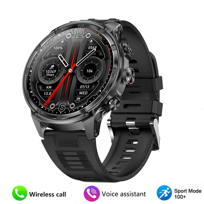 Silica Gel Waterproof Android Round Shape Bluetooth Smartwatch