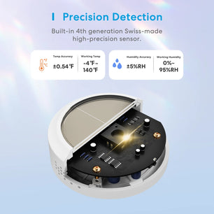 Meross WIFI Air Quality Detector Portable Smart Humidity Sensor