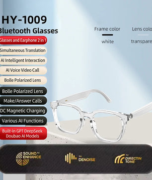 Bluetooth Compatible Wireless AI Intelligent Translation Touch Sunglasses
