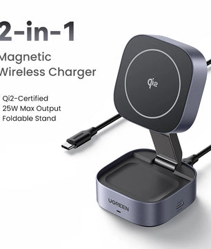 Ugreen Magnetic Wireless Charger Stand For Iphone 16/17 
