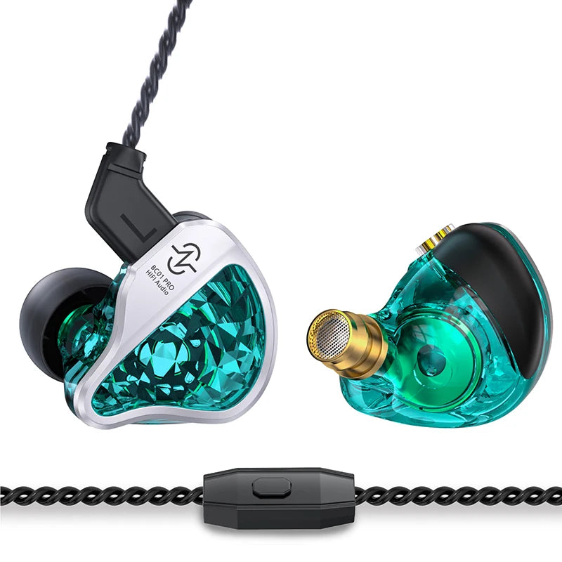 Metal Dynamic Vocalism Earphones with Detachable Cable