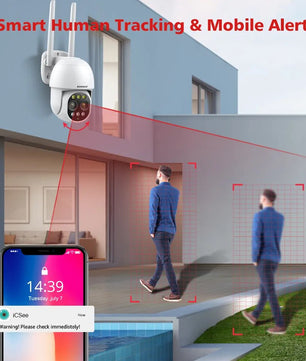 Boavision 8MP Night Vision High Speed Auto Tracking Dome Camera