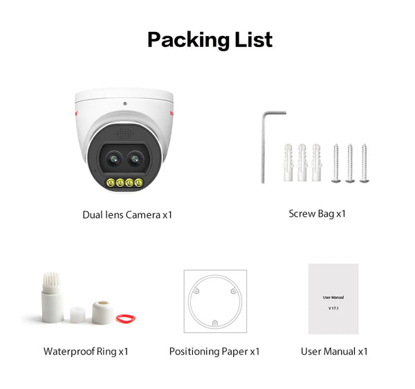 Boavision 5MP Night Vision TF Card Slot Surveillance Camera