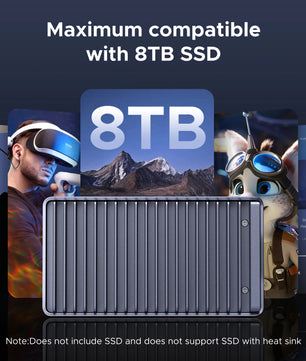 Aluminum 40Gbps External Interface Solid State Drive For Laptop