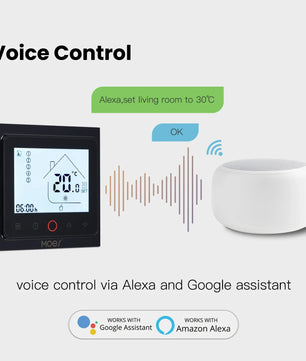 MOES ZigBee Plastic Smart Thermostat with Alexa Google Home