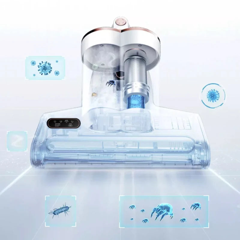220V Dual-Cup Mite Removal UV Sterilization Vacuum Cleaner