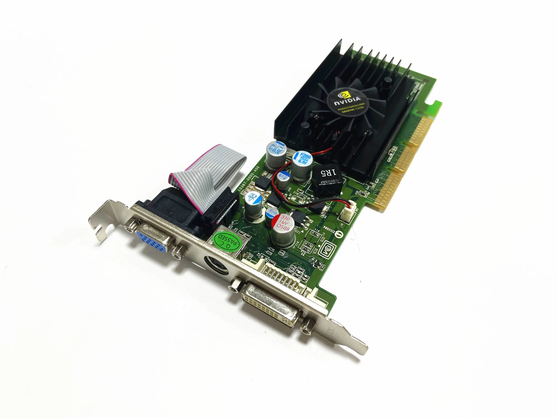 NVIDIA GF6200 GDDR3 GeForce Single Fan Video Graphics Card For PC