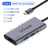 8-IN-1 USB 3.1 Card Reader HDMI USB Splitter Docking Station Hub