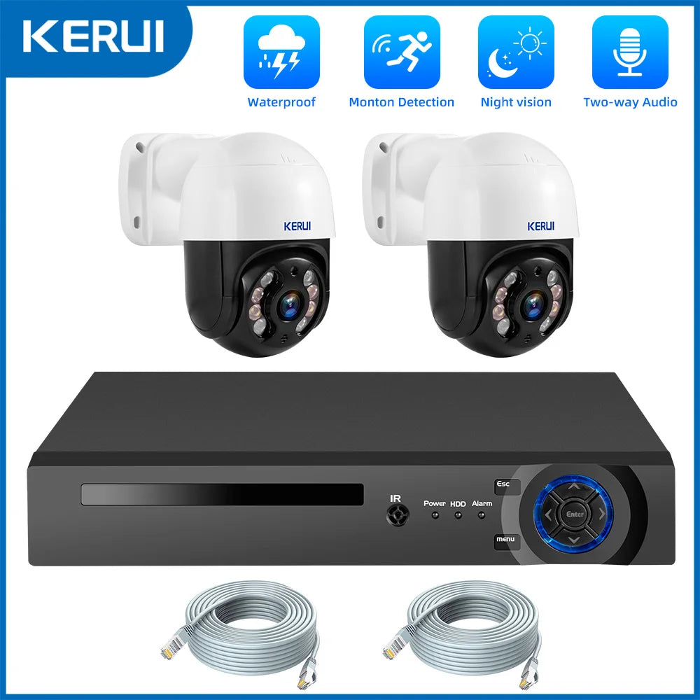Kerui Night Vision High Speed Bullet Camera Audio Recorder Kit