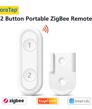 LoraTap Plastic Wireless 4 Gang Remote Control Portable Switch