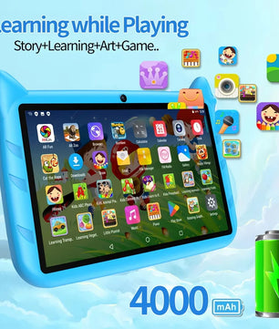 4000mAh Micro USB 4GB RAM 64GB ROM 7 Inches Android Touch Tablet