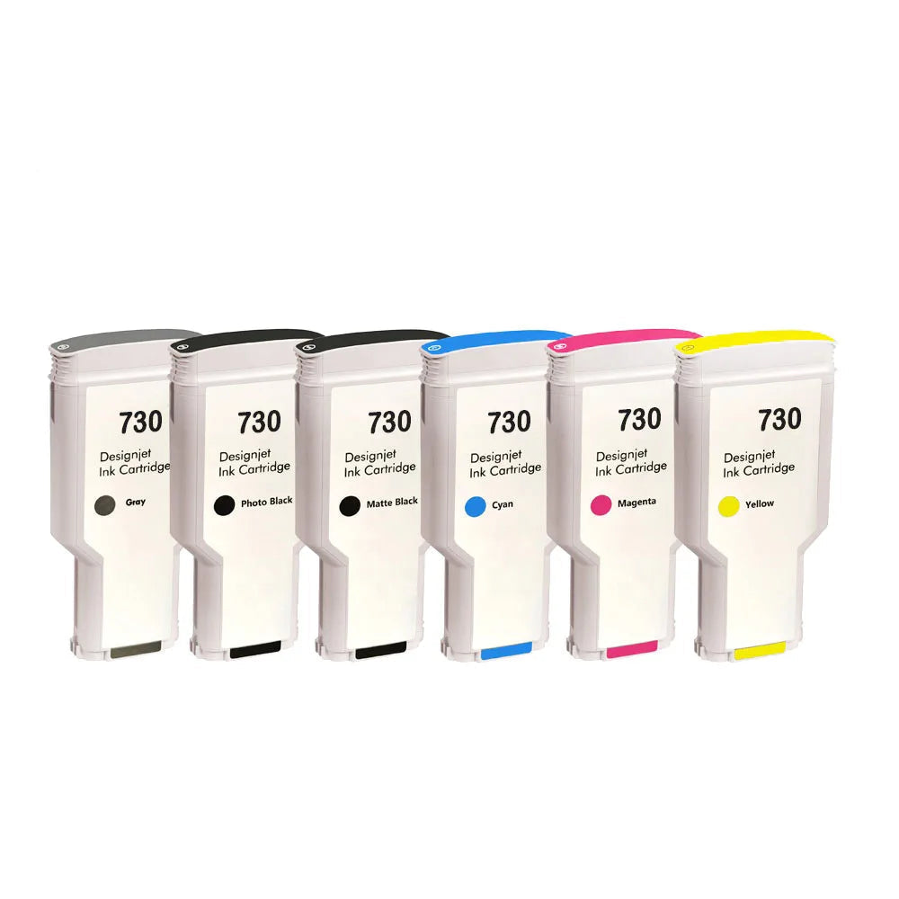 HP730 Ink Cartridge Compatible For HP DesignJet T1600 T1600dr T1700 T1700dr