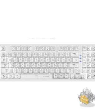 94 Keys USB Wired Mechanical Portable Gaming Keyboard For PC