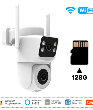 Moes 2.4GHz 8MP Outdoor Waterproof Auto Track Two Way Camera