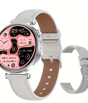 Silica Gel Waterproof Android Round Shape Bluetooth Smartwatch