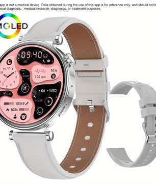 Alloy Waterproof Amoled Full Touch Screen Android Round Smartwatch