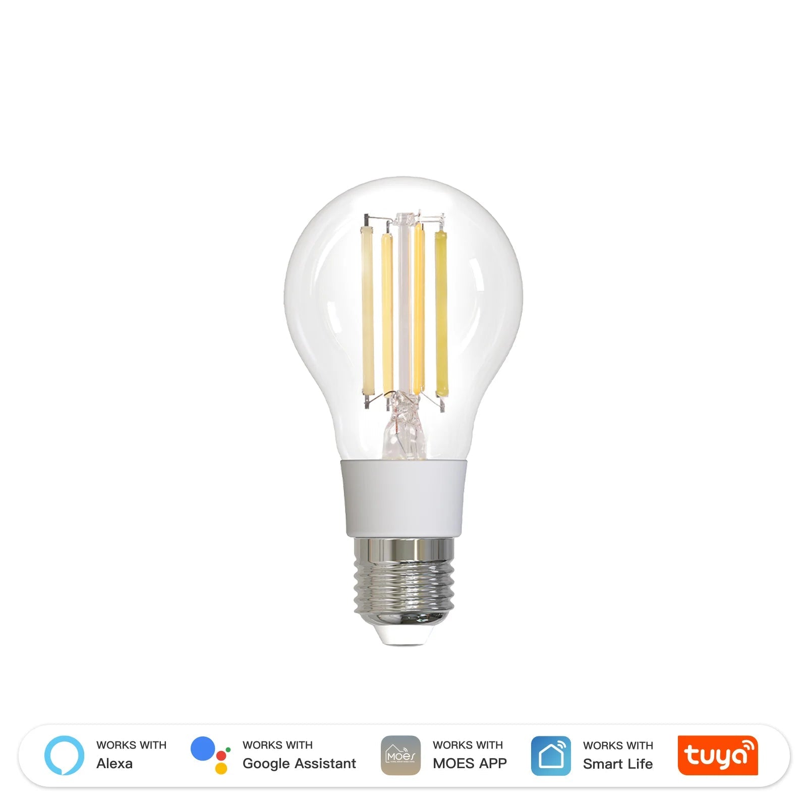MOES Dimmable LED Filament Zigbee Voice Control Smart Bulb
