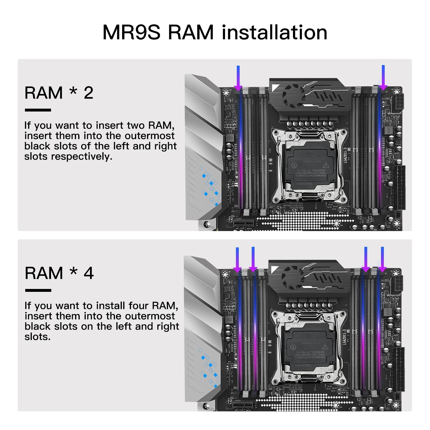 64GB RAM LGA 2011-3 Intel Xeon E5 2699 V3 Desktop Motherboard