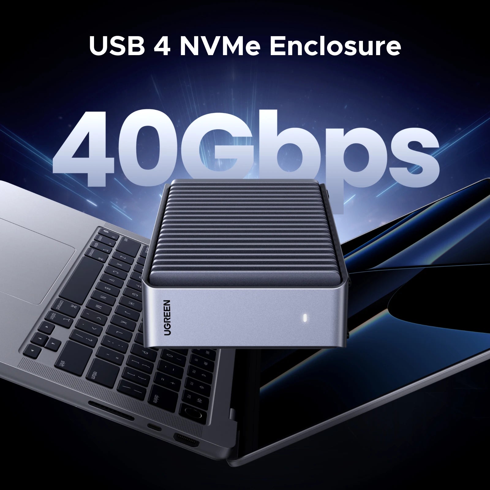 Aluminum 40Gbps External Interface Solid State Drive For Laptop