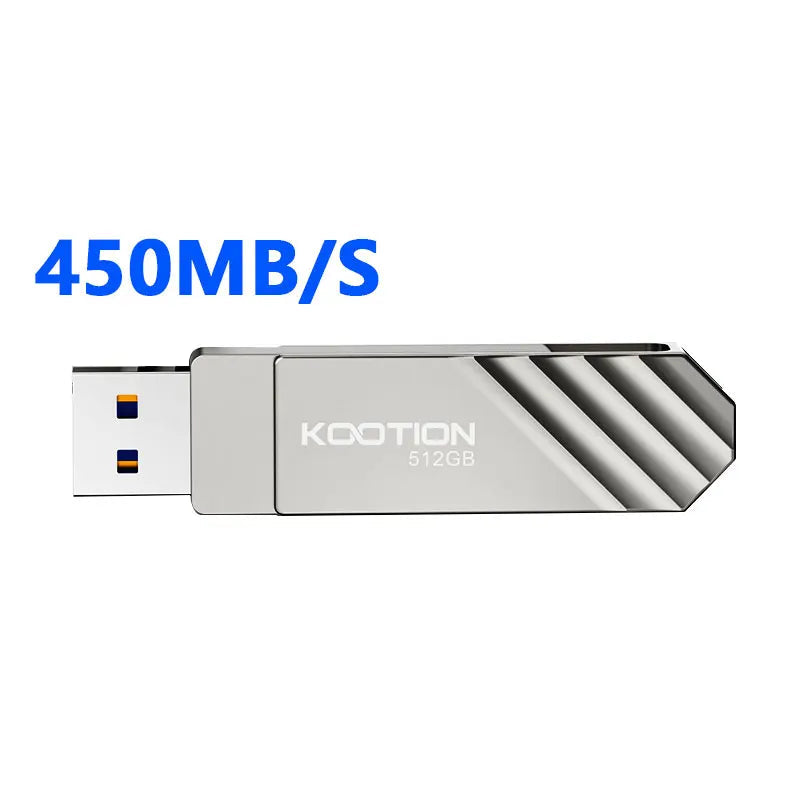 128GB-512GB Metal High Speed USB 3.2 Gen 2 Mini Pendrive