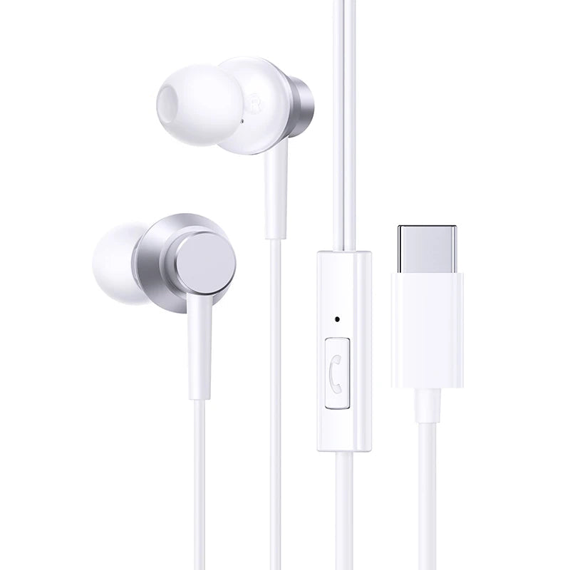 Plastic Dynamic Vocalism Type-C Wired Powerful Earphones
